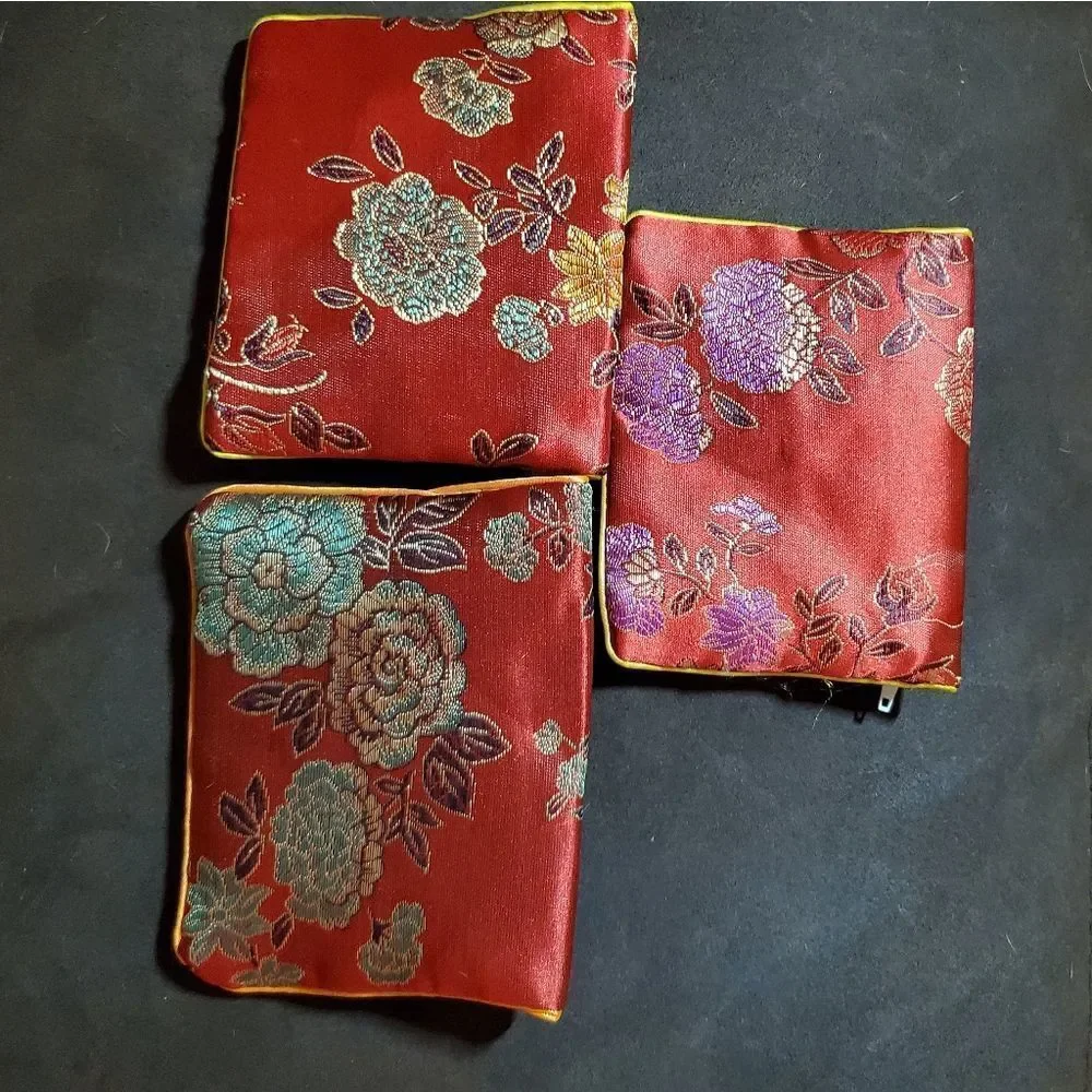 Silk Embroidered Bag / Pouch‎